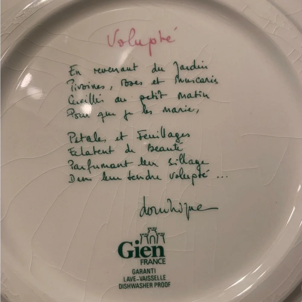 Gien salad plates